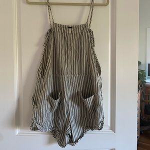 Billabong wild pursuit striped romper Lrg